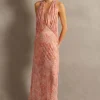 Bulles De Mer Halterneck Long Dress