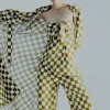 Carre Vintage Strapless Jumpsuit With Knot