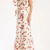 Cherry Bomb Ruffled Long Dress