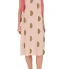 Colors Strapless Midi Dress