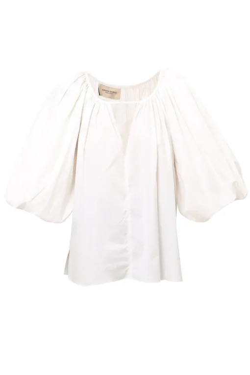 Effortless Chic Puff-Sleeved Blouse
