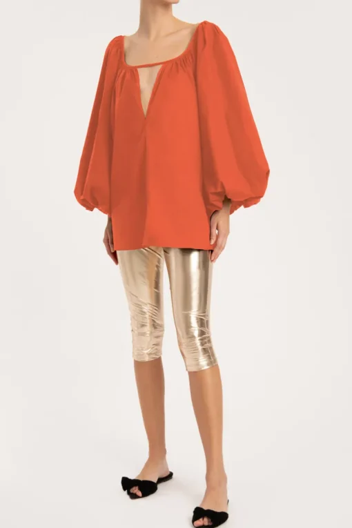 Effortless Chic Puff-Sleeved Blouse
