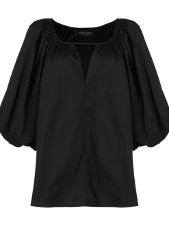 Effortless Chic Puff-Sleeved Blouse