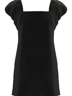 Floral Solid Short Dress