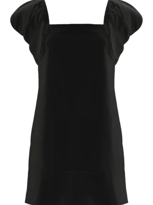 Floral Solid Short Dress