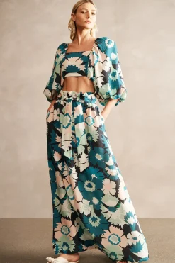 Flower Power Long Skirt