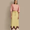 Giardino Solid Long Skirt