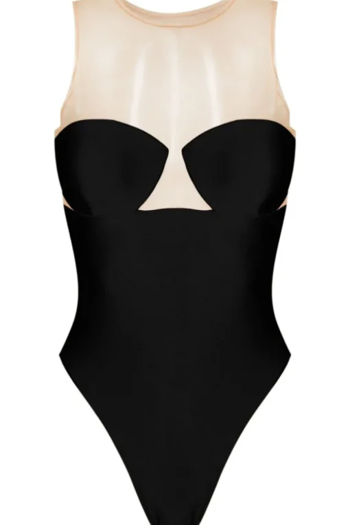 Hands Tulle Bodysuit