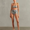 Hera High-Waisted Bandeau Bikini