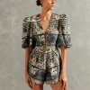 Hera V-Neck Playsuit
