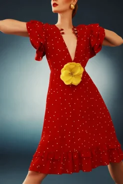 Hibiscus Brooch