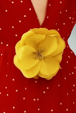 Hibiscus Brooch