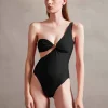 Holiday One-Shoulder Swimsuit