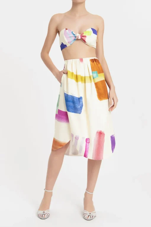 Illusion Midi Skirt