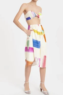 Illusion Midi Skirt