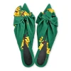 Josephine Baker Flat Sandals With Knot Detail