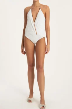 Leopard Detail Sequin Bodysuit