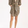 Leopard Pleated Shorts