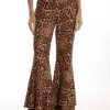 Leopard Ruffle Detail Pants