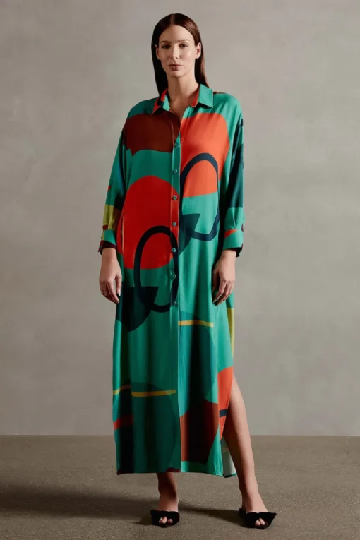 Modernism Long Chemise Dress