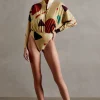 Modernism Long-Sleeve Hooded Bodysuit