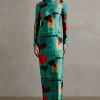 Modernism Open-Back Long Dress