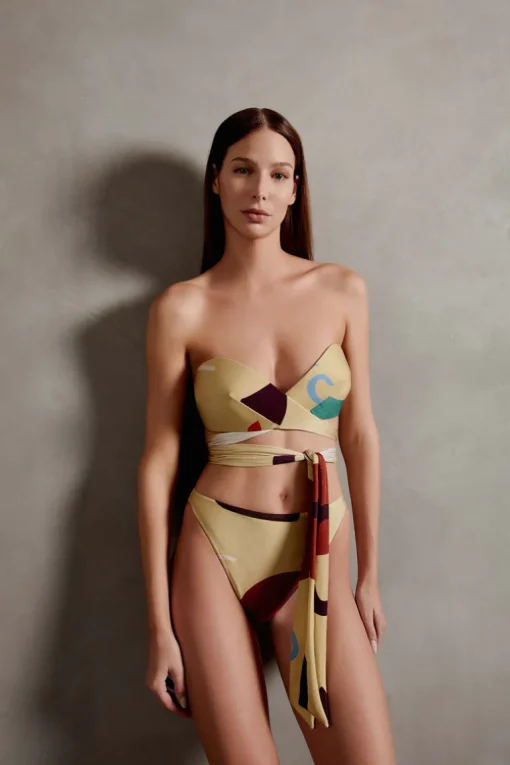 Modernism Wrap-Around High-Leg Bikini