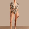 Oysters High-Leg Bodysuit