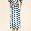 Pois Compose Midi Skirt