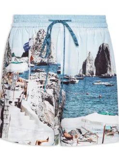 Postcard Shorts