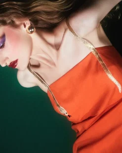 Serpent Midi Dress