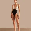 Solid AD Cut-Out Swimsuit