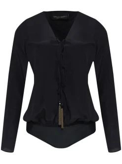 Solid Black Bodysuit