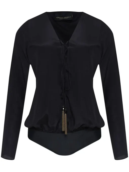 Solid Black Bodysuit