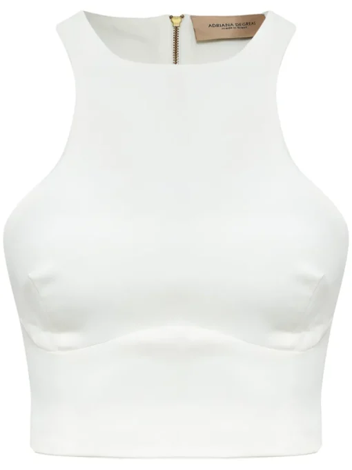 Solid Cut Out Detail Top