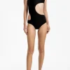Solid Cut-Out Swimsuit