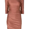 Solid Frilled Short Dress