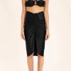 Solid Frilled Skirt