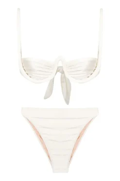 Solid High-leg Bikini With Straps