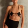 Solid Inamorata High-Waisted Nipple Bikini
