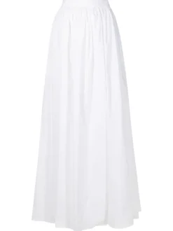 Solid Long Skirt