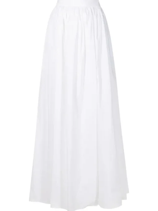 Solid Long Skirt