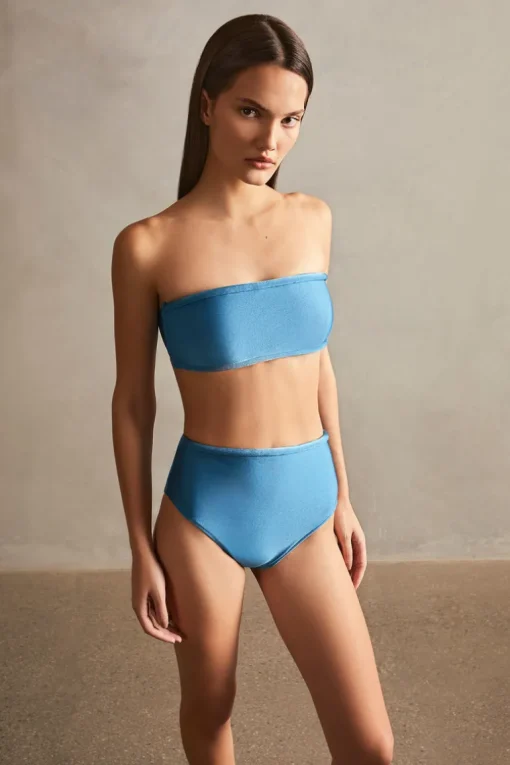 Timeless High-Leg Bandeau Bikini