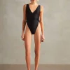 Timeless High-Leg Swimsuit With Side Knots