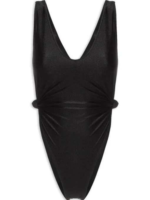 Timeless High-Leg Swimsuit With Side Knots