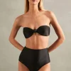 Timeless High-Waisted Strapless Bikini