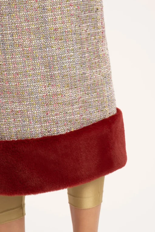 Tweed Midi Skirt