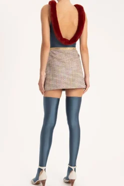 Tweed Mini Skirt
