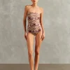 Vintage Citronelle Strapless Swimsuit