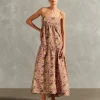 Vintage Citronelle Straps Long Dress